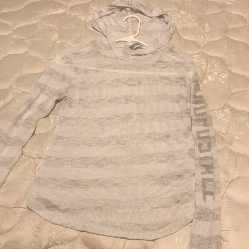 See through pull over sweater